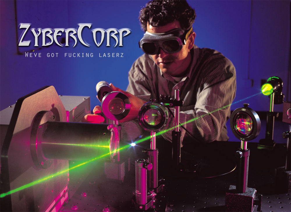 We've got fucking laserz